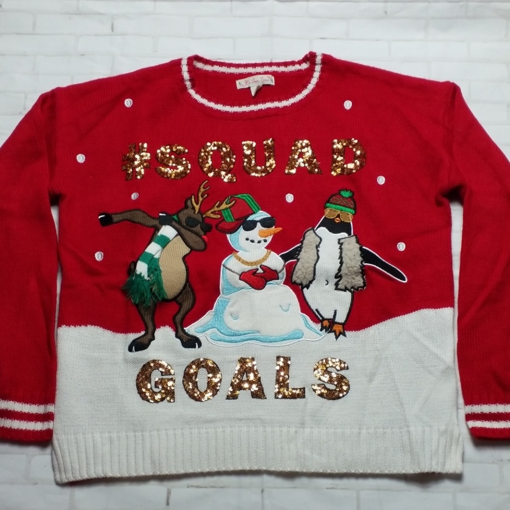 IT'S OUR TIME SWEATER  WINTER WOMEN'S SIZE S NWOT
